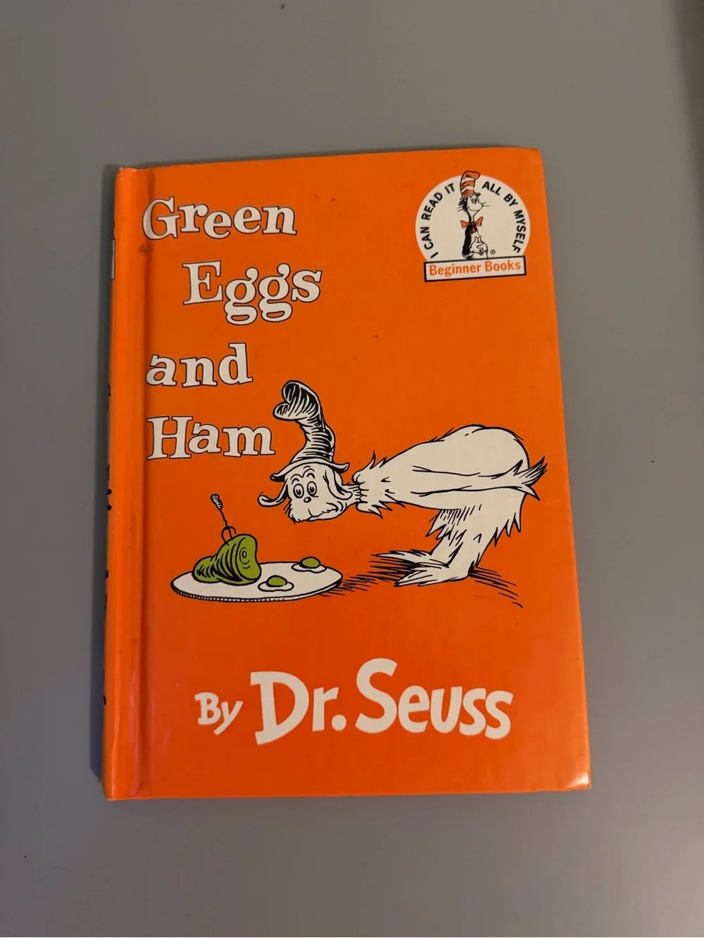 Dr. Seuss Orange Cover «Green Eggs and Ham»